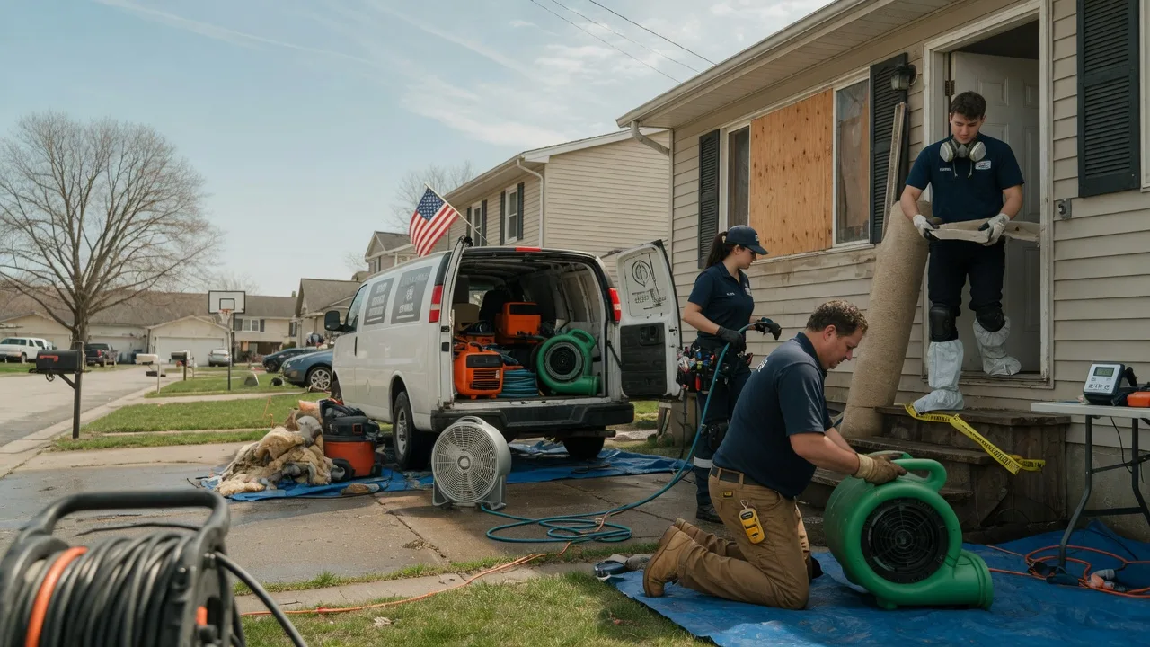 Water Damage Restoration in Broughton, IL near me